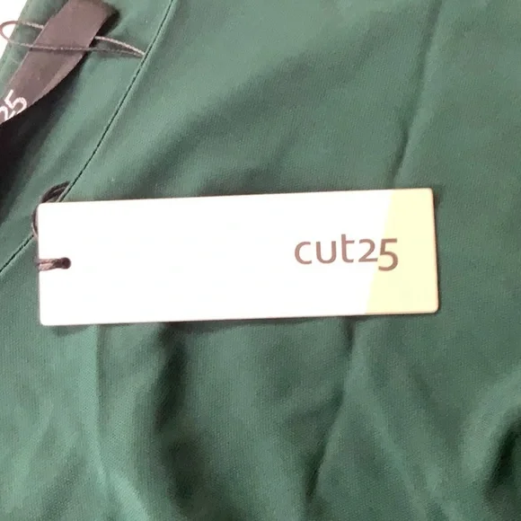 CUT 25 YIGAL AZROUEL NWT GREEN Ruched Midi Dress